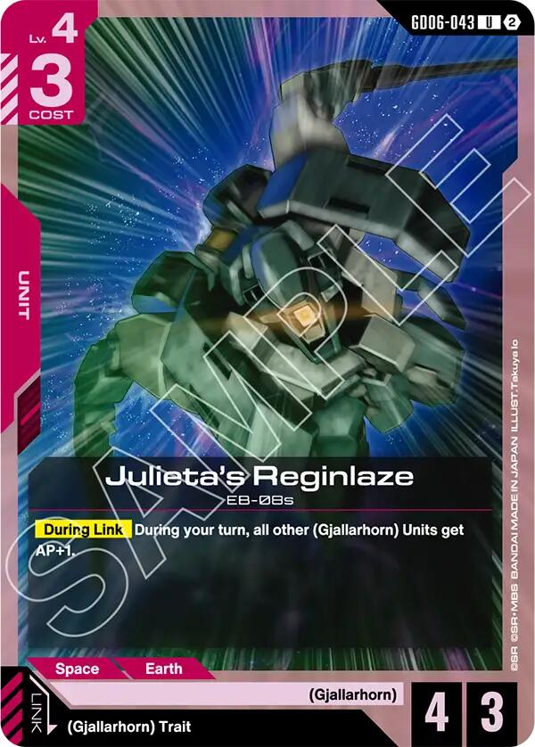 Julieta's Reginlaze - GD06-043 [Stardust Trails]