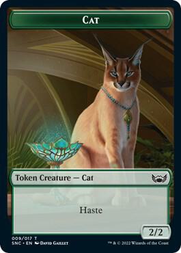 Cat // Rogue Double-Sided Token