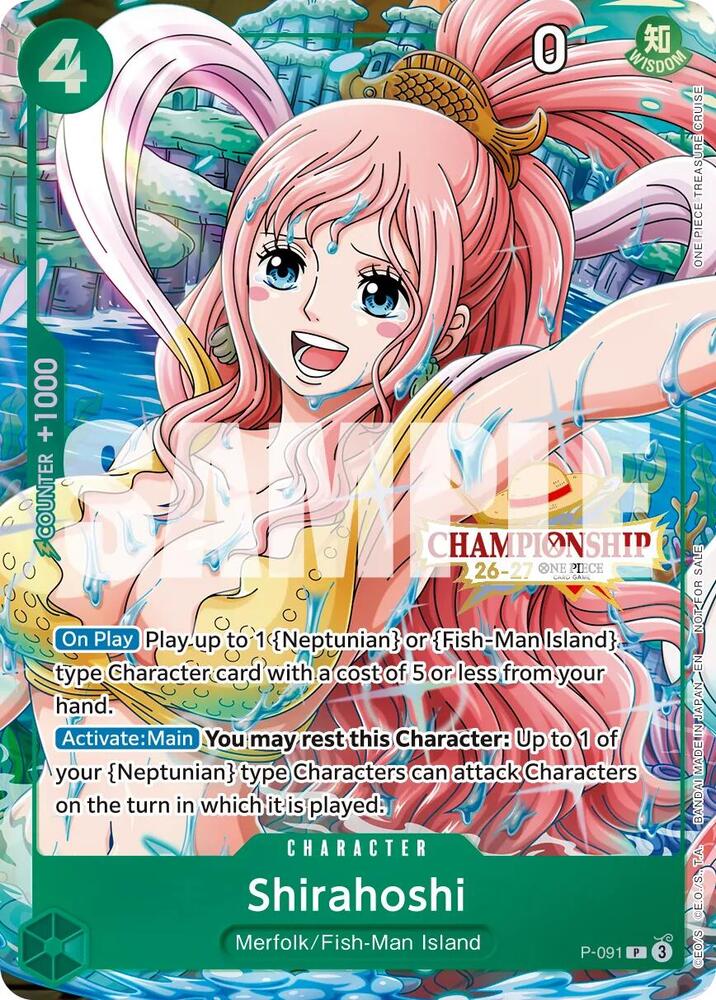 Shirahoshi (CS 26-27 Event Pack Finalist Ver.) - P-091 [One Piece Promotion Cards]