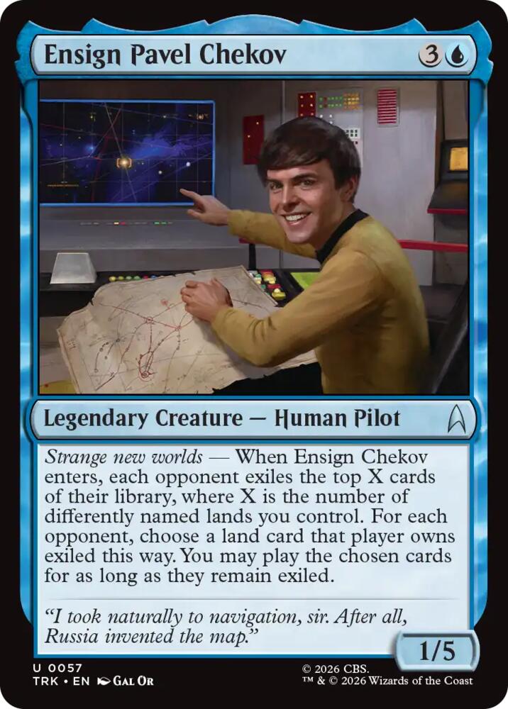 Ensign Pavel Chekov