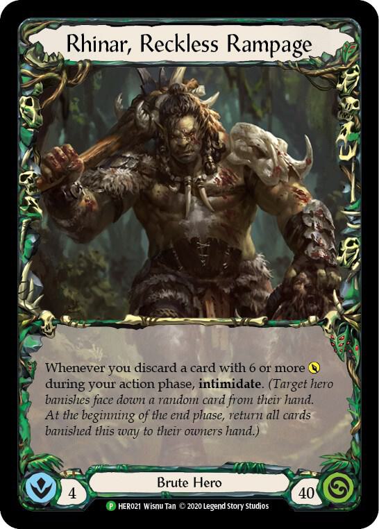 Rhinar, Reckless Rampage (Rainbow) - HER021