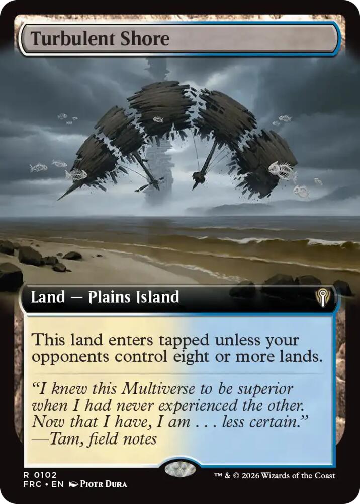 Turbulent Shore (Extended Art) [Commander: Reality Fracture]