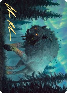 Sarulf, Realm Eater Art Card (Gold-Stamped Signature)