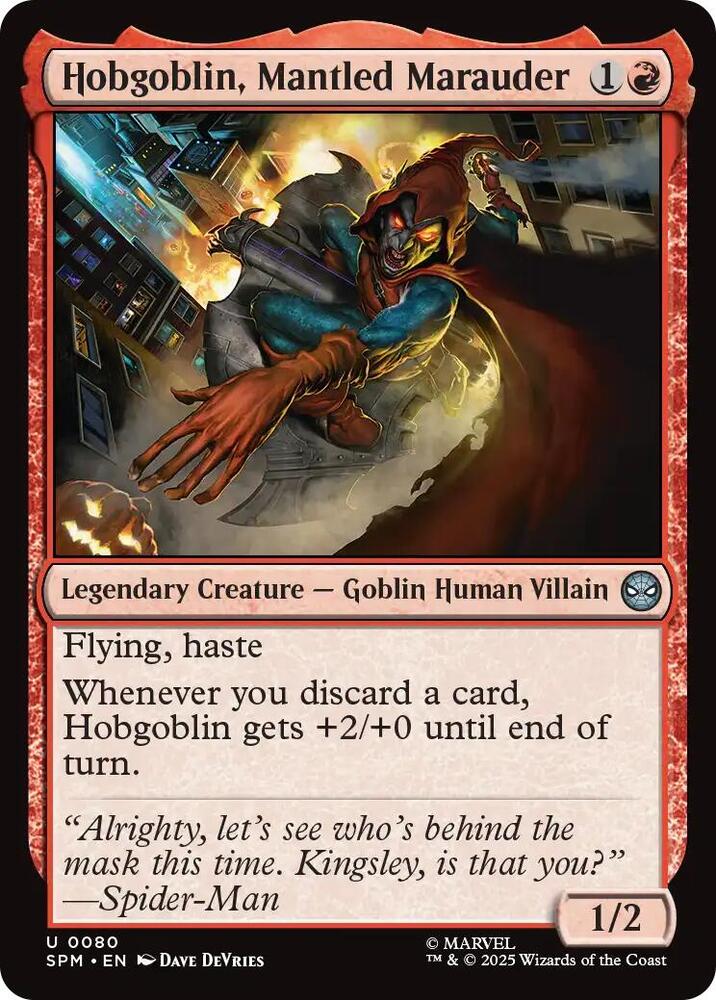 Hobgoblin, Mantled Marauder