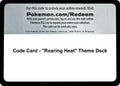Code Card - "Roaring Heat" Theme Deck