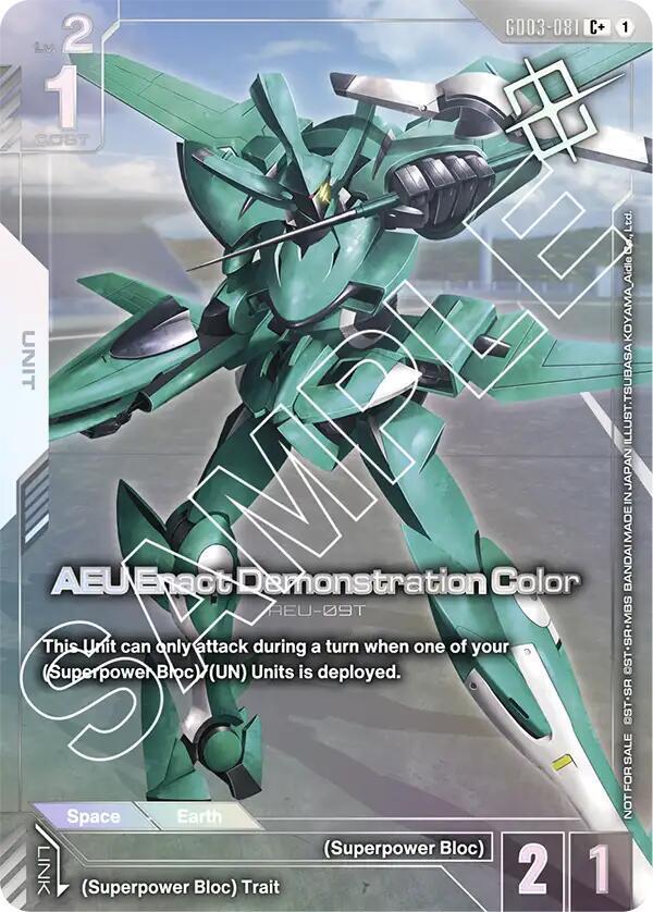 AEU Enact Demonstration Color (Store Tournament Winner Pack 03)