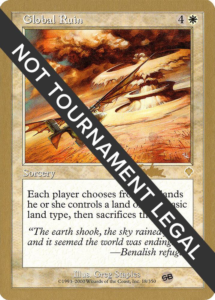 Global Ruin - 2002 Brian Kibler (INV) (SB)