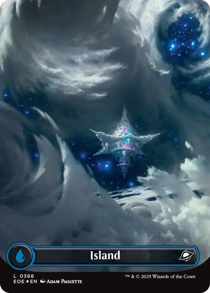 Island (0368) (Borderless) (Galaxy Foil)