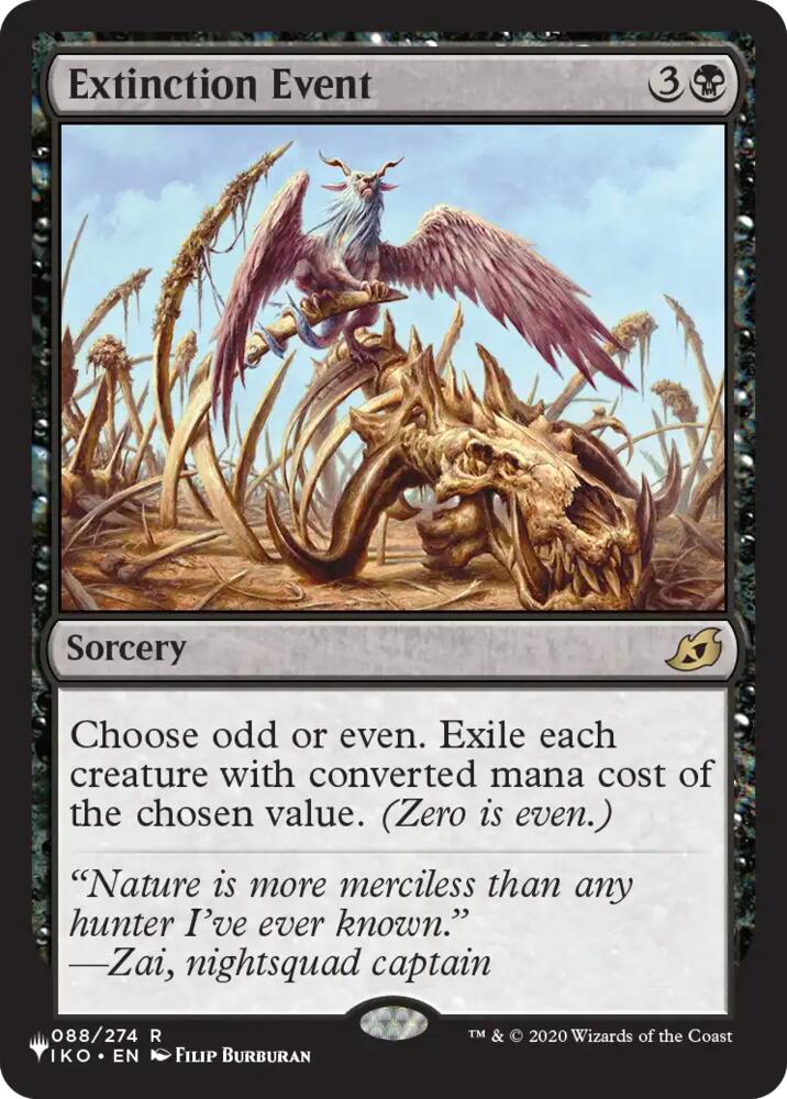 Extinction Event [The List Reprints]