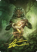 Elvish Mystic Art Card (Gold-Stamped Signature)