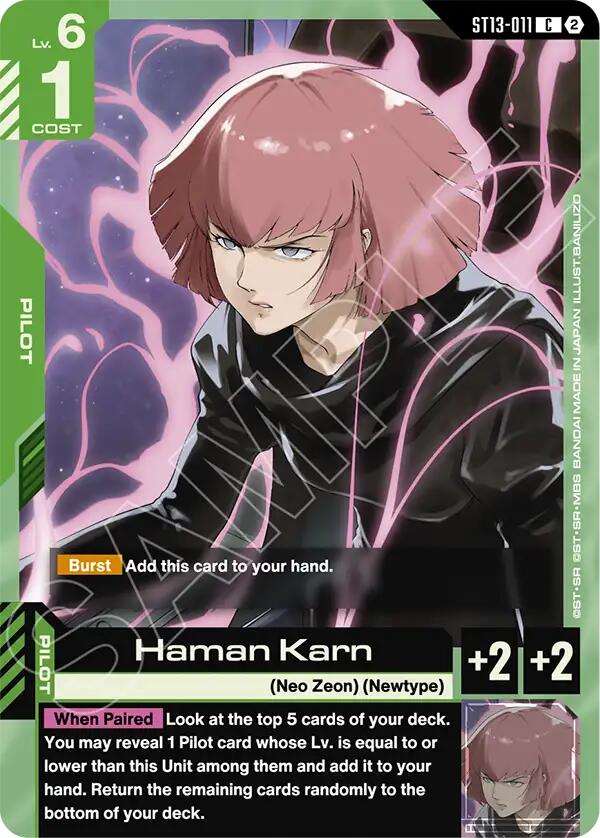 Haman Karn - ST13-011 [Starter Deck 13: Silent Barrage]