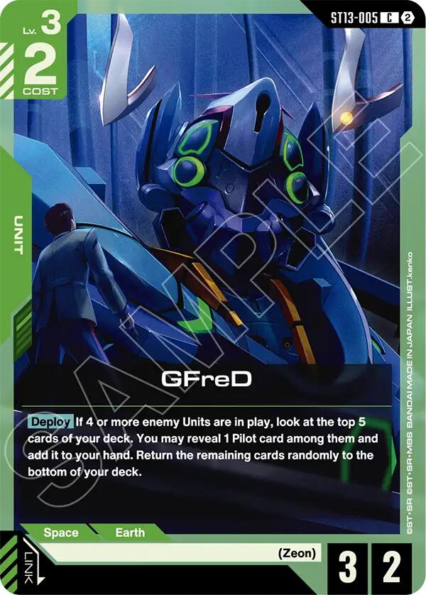 GFreD - ST13-005 [Starter Deck 13: Silent Barrage]