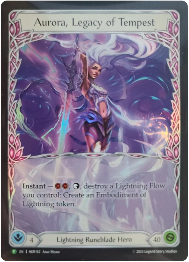Aurora, Legacy of Tempest - HER162 [Flesh and Blood: Promo Cards]