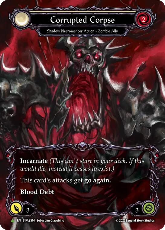 Corrupted Corpse (Marvel) (FAB514) (B) [Flesh and Blood: Promo Cards]