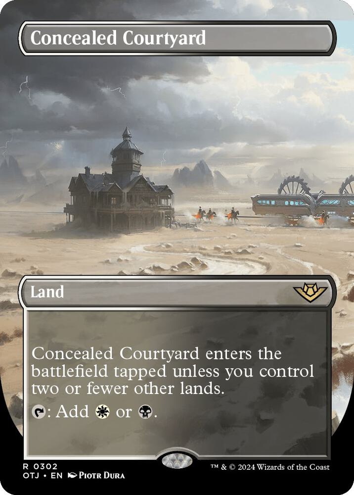 Concealed Courtyard (Borderless)