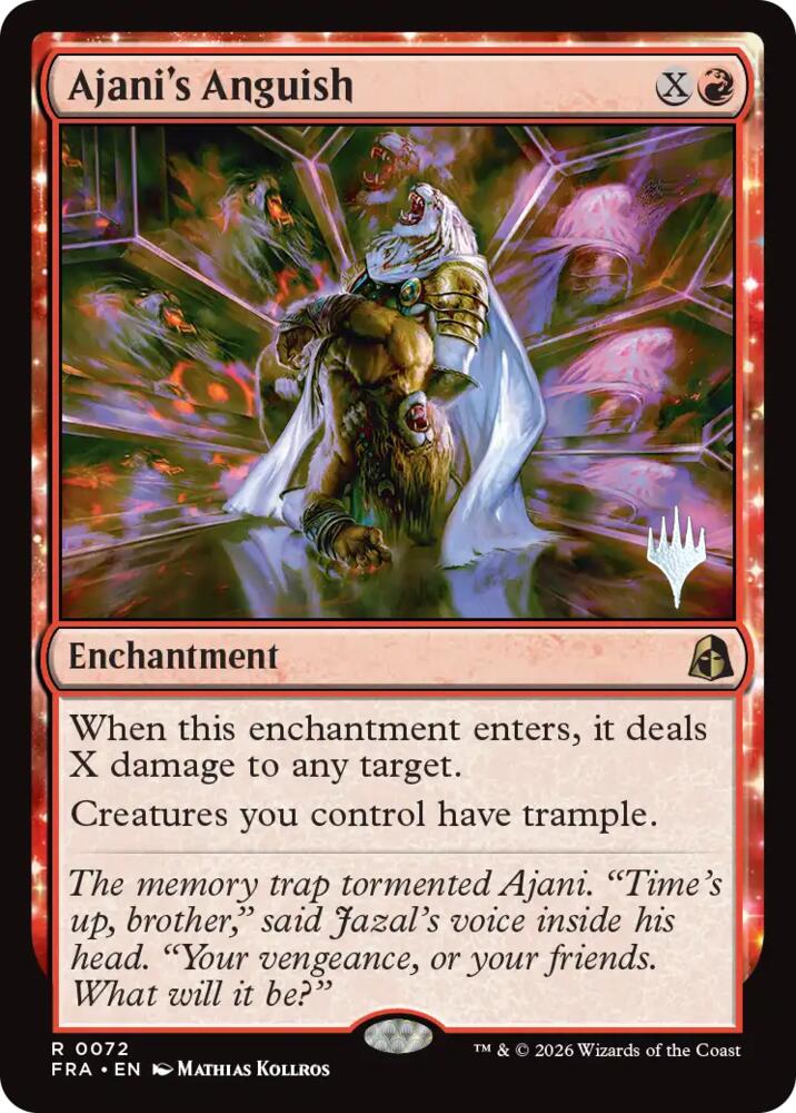 Ajani's Anguish [Promo Pack: Reality Fracture]