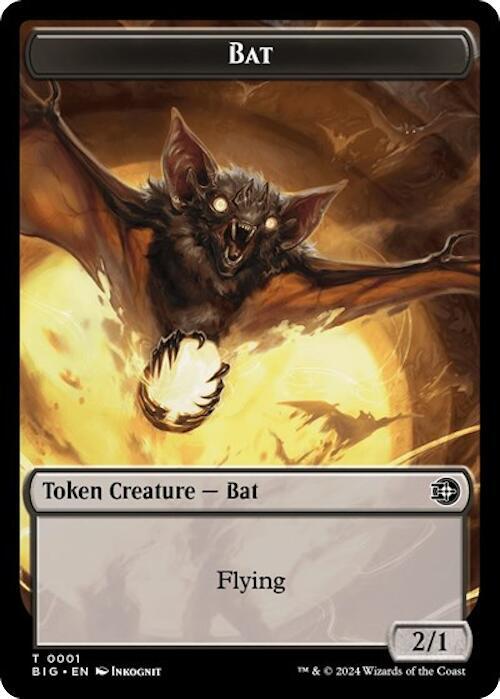 Bat // Plot Double-Sided Token [Outlaws of Thunder Junction: The Big Score]