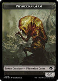 Phyrexian Germ // Cat Warrior Double-Sided Token