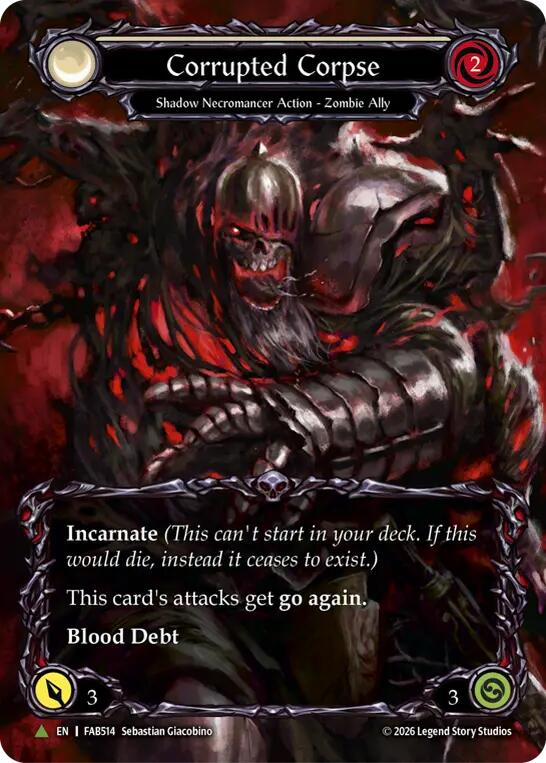 Corrupted Corpse (Marvel) (FAB514) (G) [Flesh and Blood: Promo Cards]