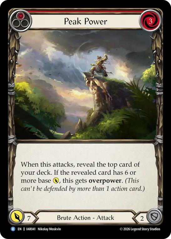 Peak Power (Red) [Usurp the Shadow Throne]