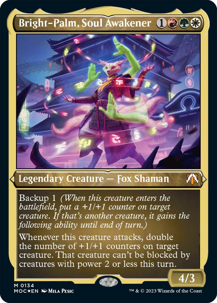 Bright-Palm, Soul Awakener (Display Commander) - Thick Stock