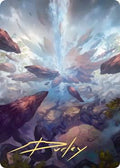 Prismatic Vista Art Card (Gold-Stamped Signature)