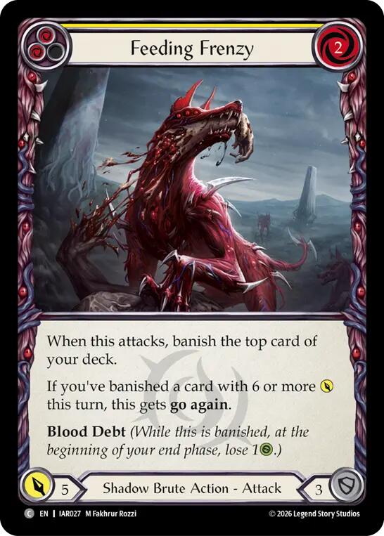 Feeding Frenzy (Yellow) [Usurp the Shadow Throne]