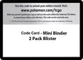 Code Card - Mini Binder 2 Pack Blister