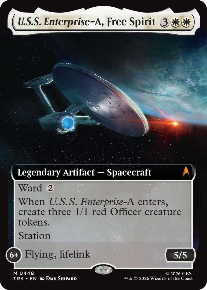 U.S.S. Enterprise-A, Free Spirit (Extended Art) [Star Trek]