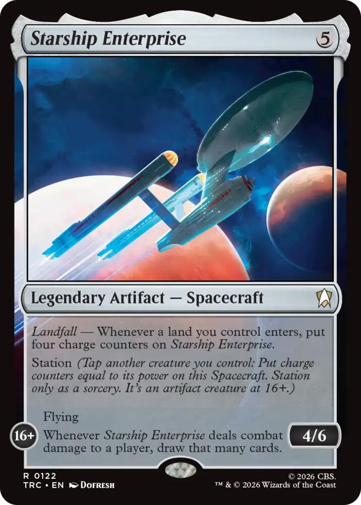 Starship Enterprise (Surge Foil)