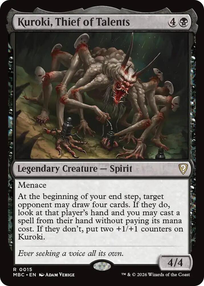 Kuroki, Thief of Talents [Mystery Booster Commander Edition]