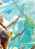 Puffin, Full Steam Ahead // Marlynn, Treasure Hunter Double Sided Art Card (Bottom Right)