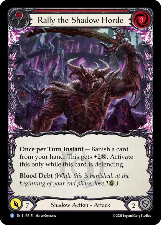 Rally the Shadow Horde (Red) [Usurp the Shadow Throne]