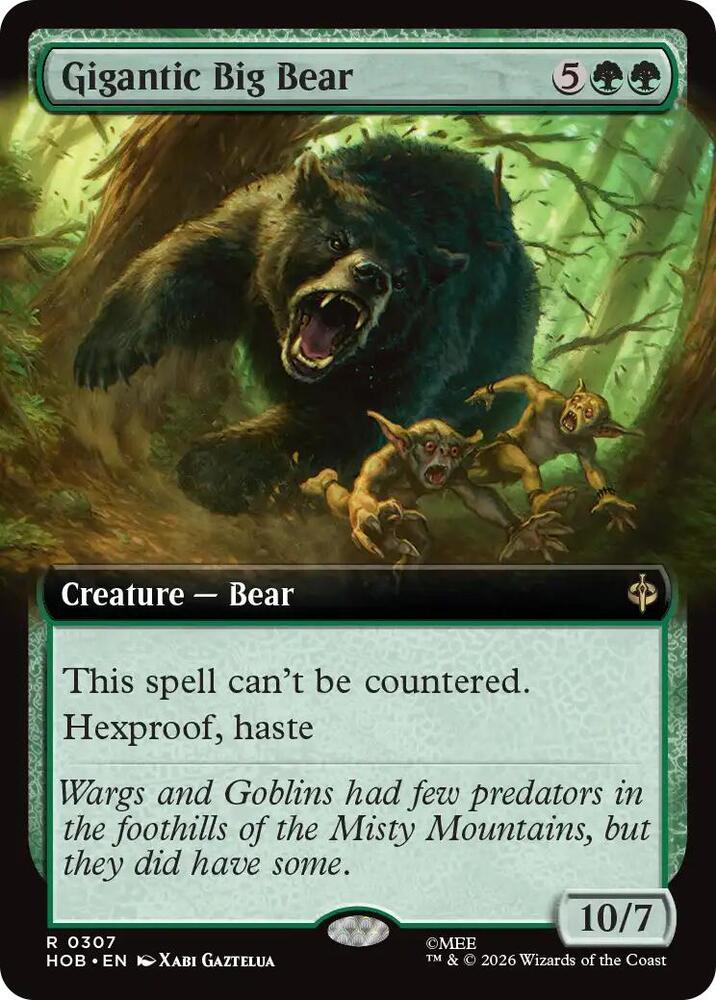 Gigantic Big Bear (Extended Art)