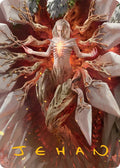Wrenn and Realmbreaker Art Card (Gold-Stamped Signature)