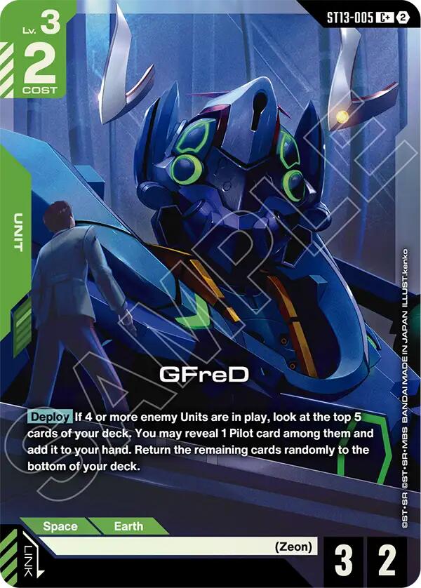 GFreD (C+) - ST13-005 [Starter Deck 13: Silent Barrage]
