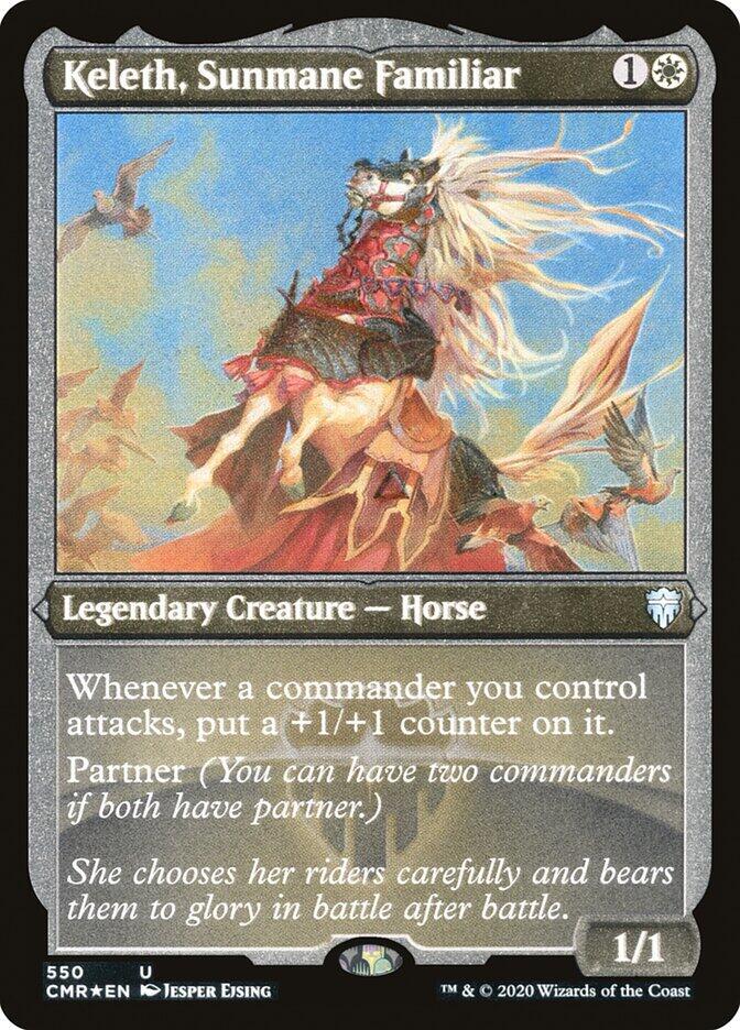 Keleth, Sunmane Familiar (Foil Etched)