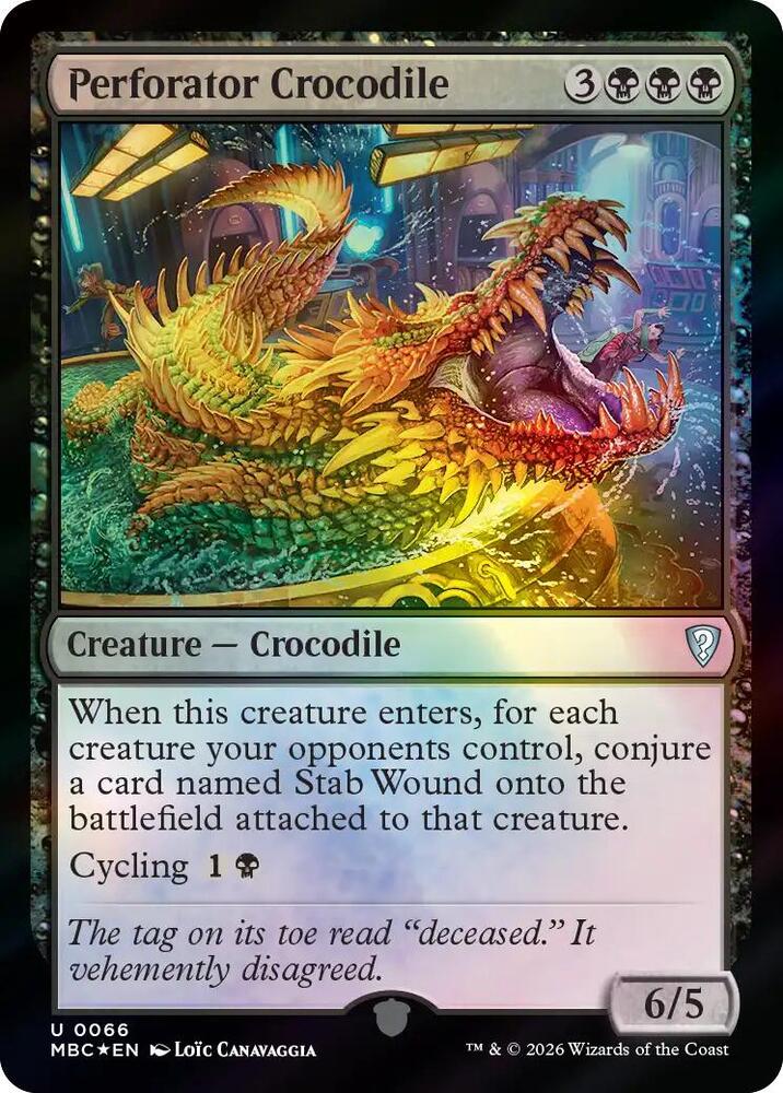Perforator Crocodile [Mystery Booster Commander Edition]