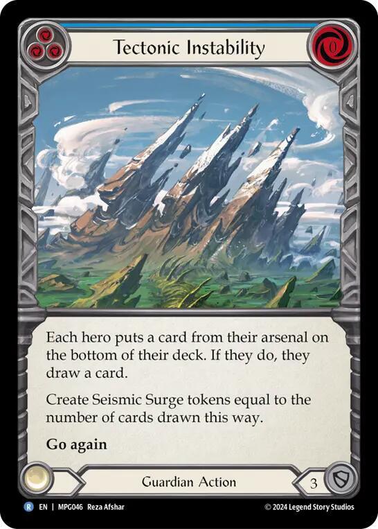 Tectonic Instability