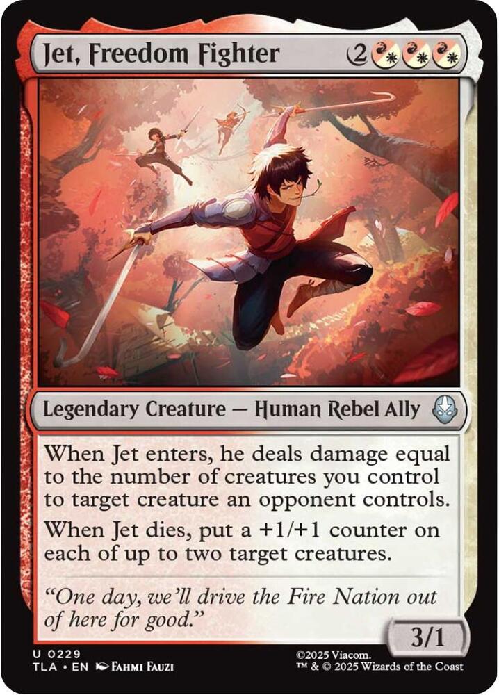 Jet, Freedom Fighter