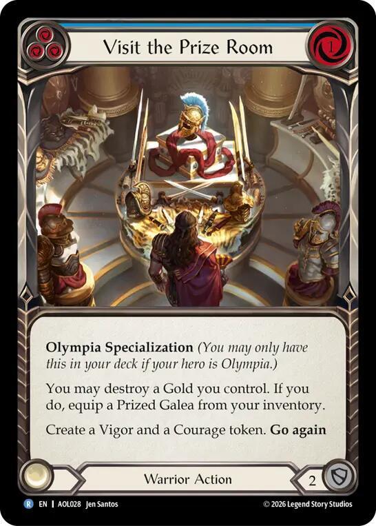 Visit the Prize Room