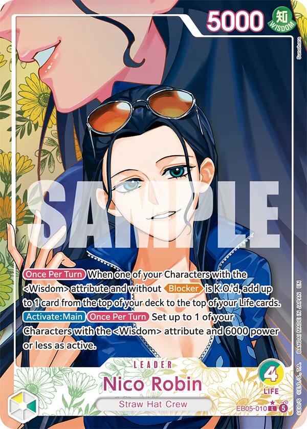 Nico Robin - EB05-010 (Alternate Art) [Extra Booster: One Piece Heroine's Edition Vol. 2]