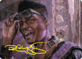 Dashing Bloodsucker Art Card (Gold-Stamped Signature)