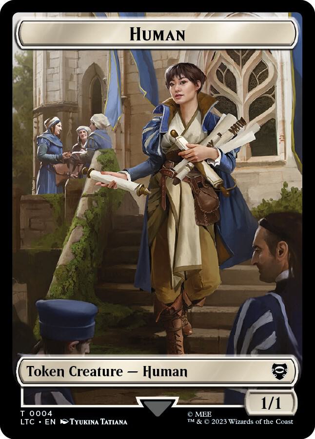 Human // Human Soldier (0002) Double-Sided Token