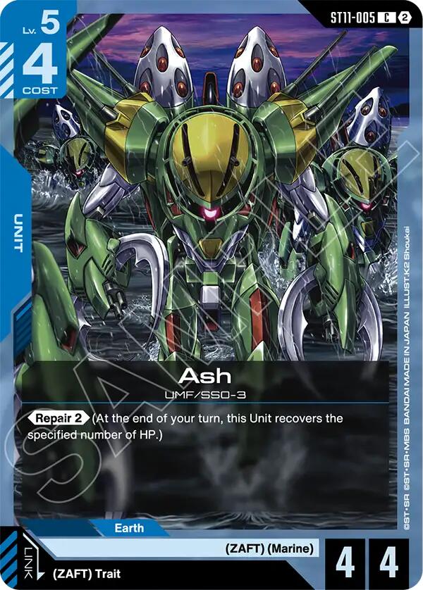 Ash - ST11-005 [Starter Deck 11: Aquatic Assault]