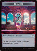 Treasure // Clue Token Double-Sided Token [Secrets of Strixhaven]