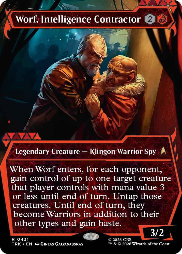 Worf, Intelligence Contractor (Showcase) [Star Trek]