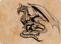 Ancient Silver Dragon Art Card (47/81)