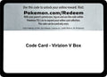 Code Card - Virizion V Box