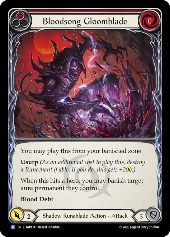 Bloodsong Gloomblade [Usurp the Shadow Throne]